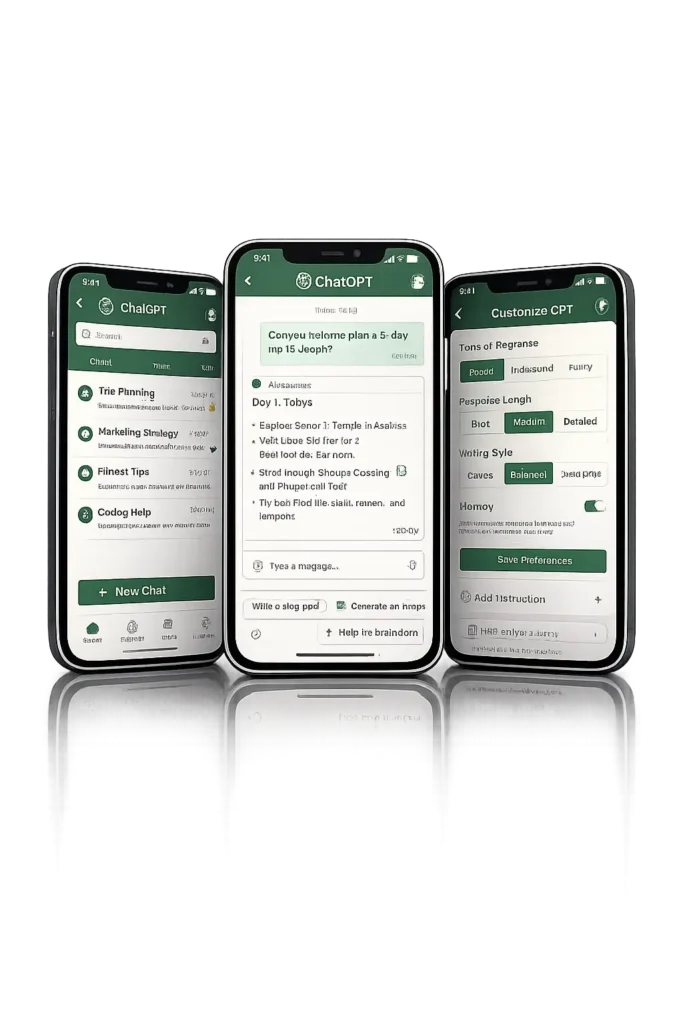 ChatGPT Clone Features