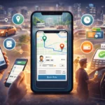 Uber clone app ride booking to trip completion process.