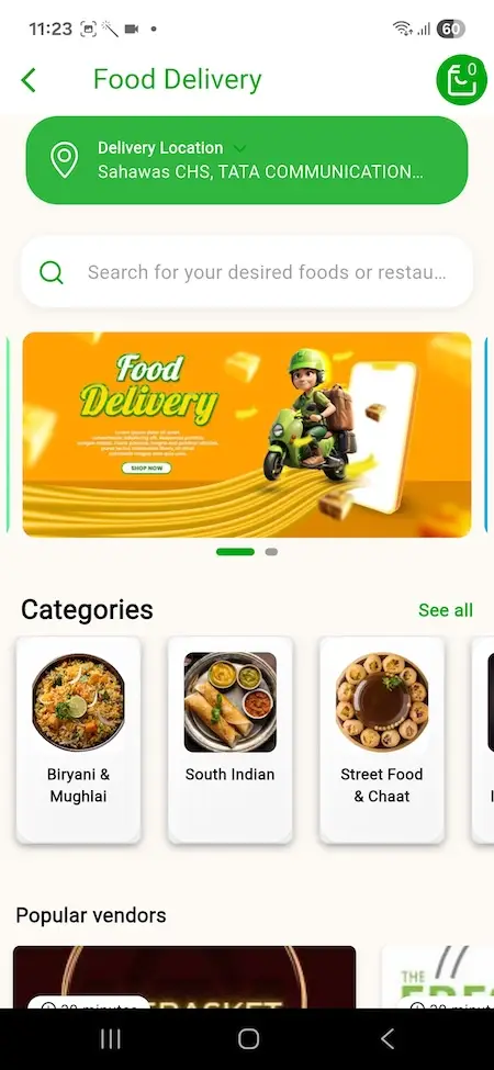 Gojek Clone App Screen 11