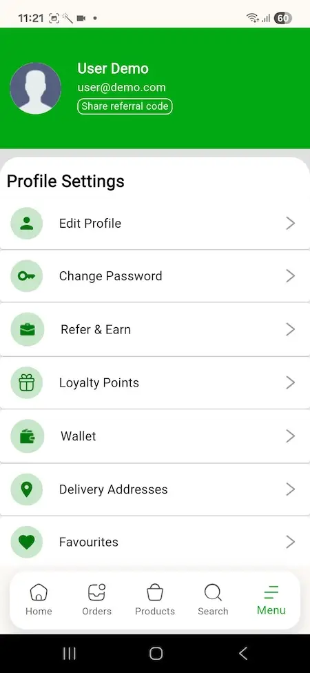 Gojek Clone App Screen 4