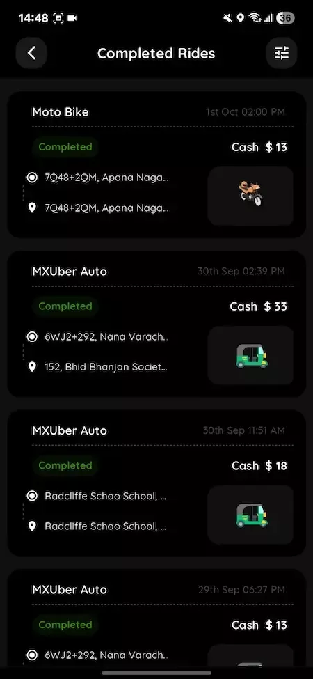 Uber Clone App Screen 11