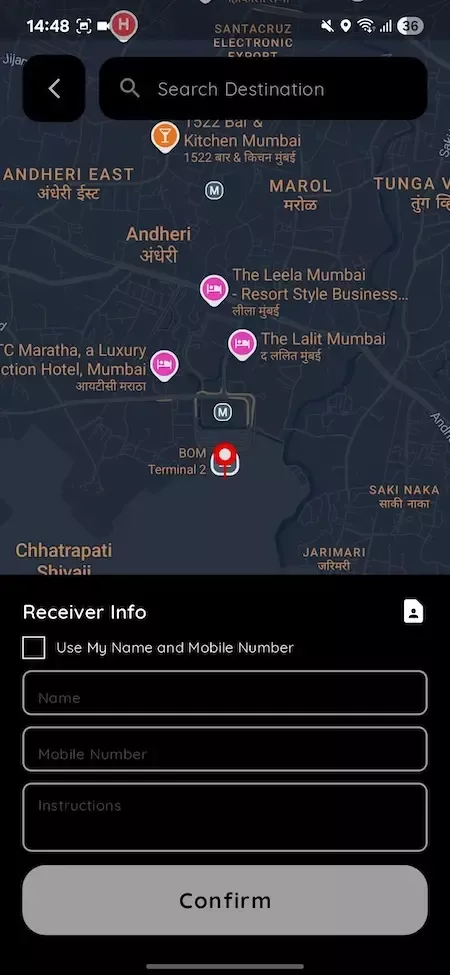 Uber Clone App Screen 13