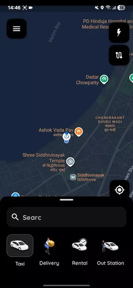 Uber Clone App Screen 4