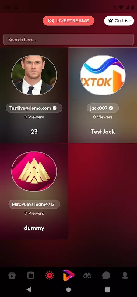 TikTok Clone 11 tiktok Clone mobile app live streaming